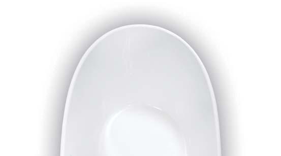 Atraktivní tvar a přírodní materiál předurčují tyto vany k umístění do luxusních koupelen, kde