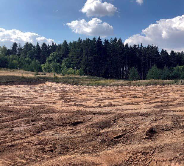 Těžba suroviny pod hladinou podzemní vody probíhala dle platného povolení a bylo tak zajištěno dokonalé využití kvalitních sklářských poloh.