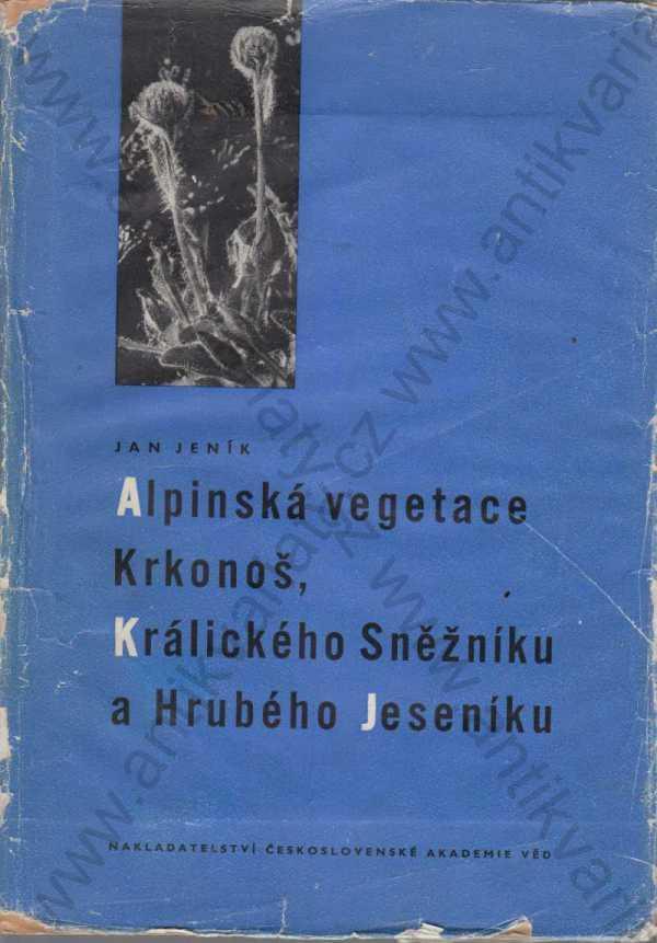 Hory anemo-orografické systémy středohor Základní práce: Alpínská vegetace Krkonoš, Kralického Sněžníku a Hruhého Jeseníku (1961) Mnohaleté studie Krkonoš, Jeseníků,