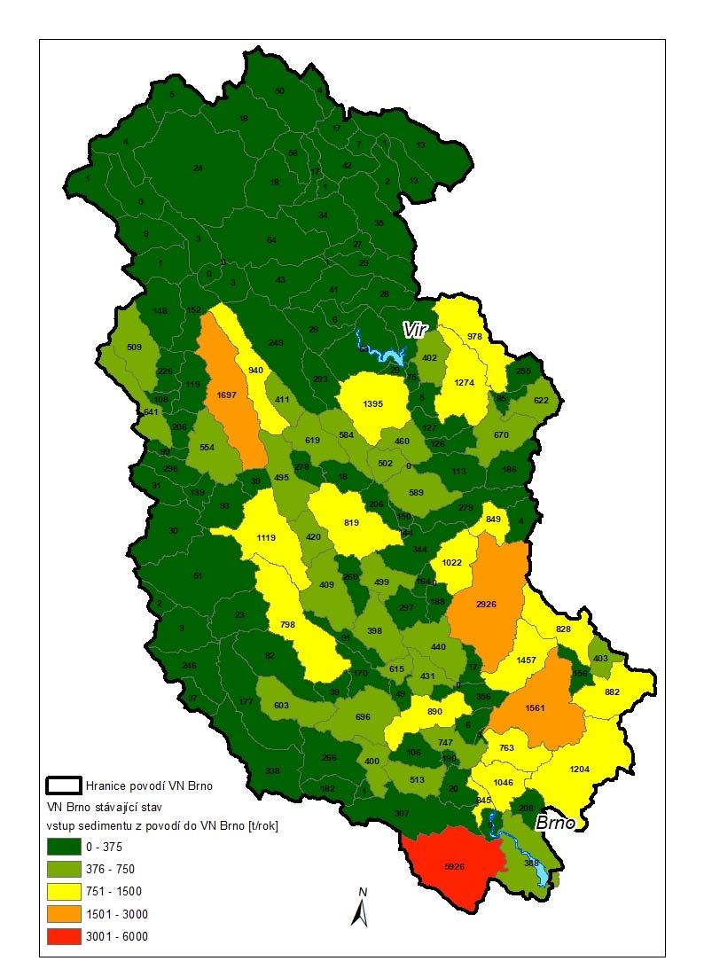 Přímé stanovení skutečného významu zdrojových povodí pro