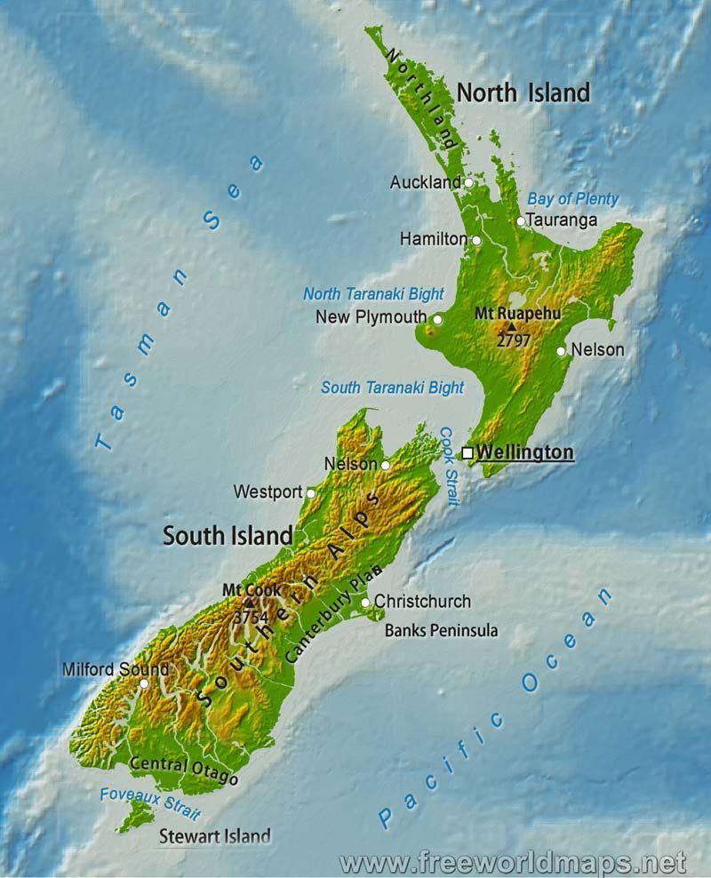 1 New Zealand 1.