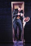 dominik teleky jako titulní hrdina inscenace Jánošík revisited (režie martin františák, Národní divadlo brno) / str.