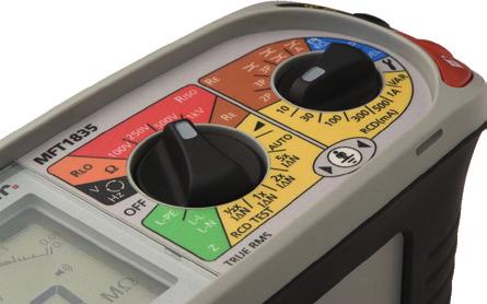 0,1 Hz 100 Hz ~400 Hz ±2,0% ± 2 dig. rozliš. 0,1 Hz Napájení 6 x 1,5V AA (součást balení) 6 x 1,2 NiMH (součást balení) Zemní odpor (rozlišení 0,01 Ω) Odolnost proti rušení 20 V P-P (7 V RMS) Max.