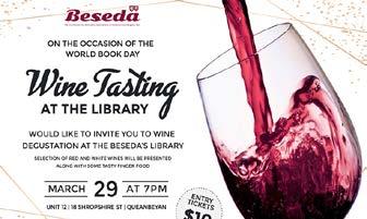 z dění v klubu wine tasting at the library Marec
