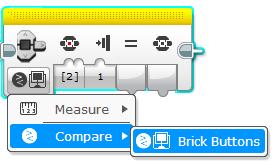 Tlačítka kostky ( Brick Buttons) výstup: výběr módu výběr tlačítek 0 = None 1 =