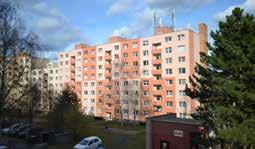 NP cihlového bytového domu na ulici Hvozdecká. Výměra bytu 43 m 2, balkon, sklep.