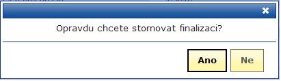 Stav žádosti se poté změní na 1) Založený 2) Stav dle Monit 7+ zůstává Vrácena k dopracování Dále je zapotřebí provést