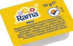 Rama Mini 10 g Margarín se sníženým obsahem tuku (60