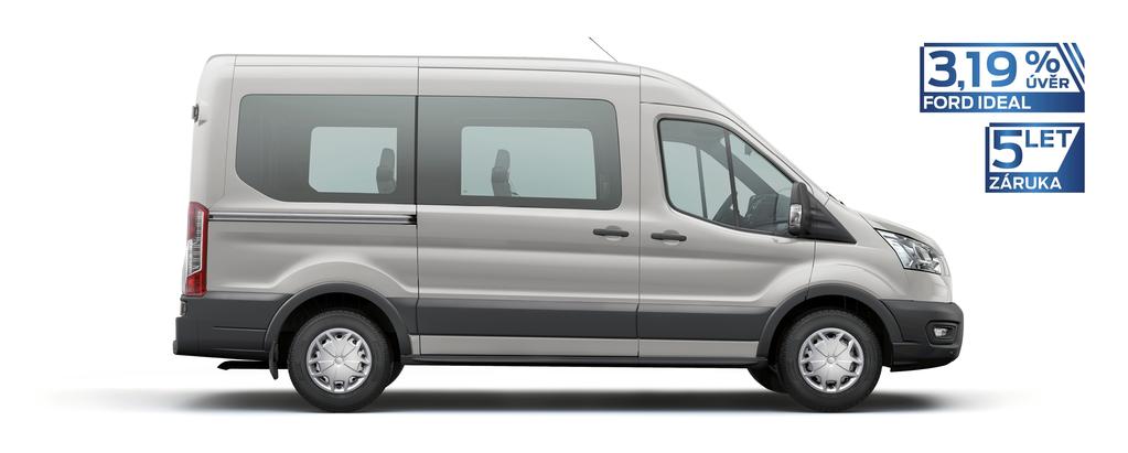 NOVÝ FORD TRANSIT KOMBI I CENÍK 8-9místný vůz bez přepážky Mimořádná nabídka* Již za 651 900 Kč bez DPH / 788 799 Kč s DPH Např. za 10 100 Kč měsíčně, úrok jen 3,19 % * Zvýhodněná nabídka platí do 30.