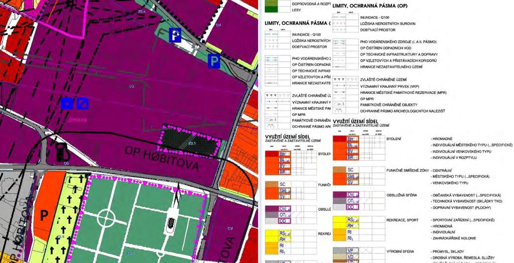 územním plánem Bohumína (nestrukturovaná legenda) Q3 nad územním plánem