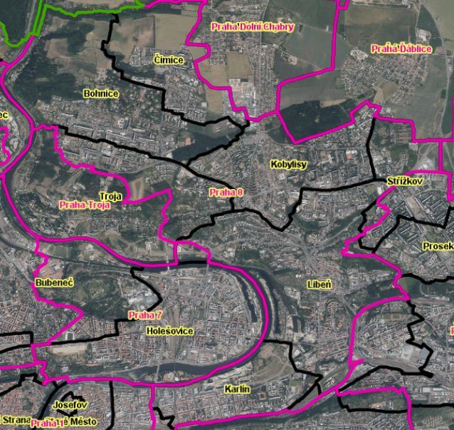 5. Geografické rozložení potřeby sociálních služeb Praha 8 je třetí největší MČ dle počtu obyvatel a pátá co do rozlohy.