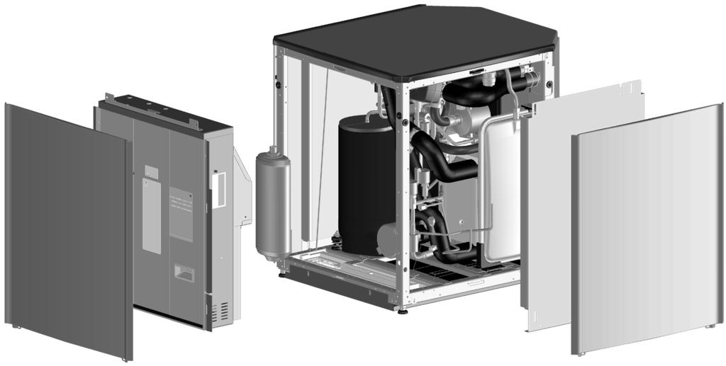 How to check if the pre-pressure of the system needs to be changed: Step : define the needed leaving water temperature in the system: e.g. 65 C Step : define the maximal water volume in the system with the default pre-pressure of bar.