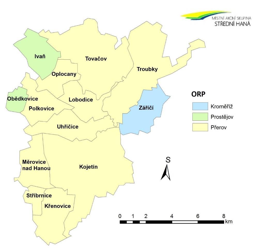 1. Úvod 1.1. Název MAS - Střední Haná, o.p.s. Střední Haná je regionem střední velikosti a řadí se mezi středně velké existující mikroregiony Olomouckého kraje.