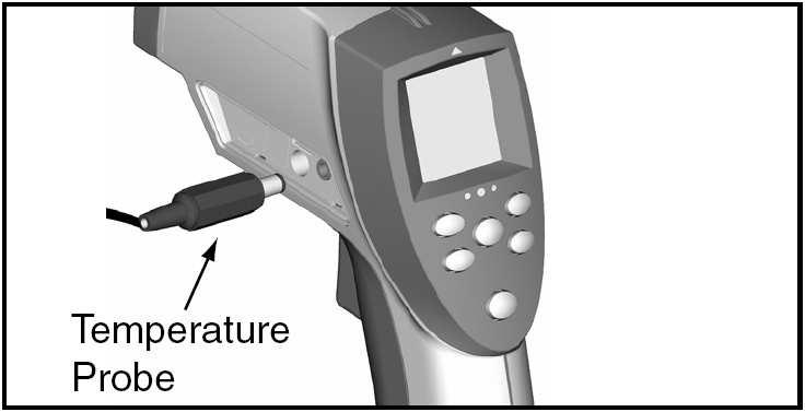 Použití kontaktní teplotní sondy (PRB) (66/68) Upozornění Abyste předešli úrazům elektrickým proudem a zranění osob, nedotýkejte se přídavnou externí sondou obvodů pod napětím.
