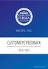 CUSTOMERS FEEDBACK NIAS SPOL. S R.O / 2015 REFERENČNÍ ANALÝZA NA ZÁKLADĚ ZPĚTNÉ VAZBY OD ZÁKAZNÍKA