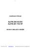 ALFIN 200 AC/DC ALFIN 201 TIG HF