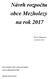 Návrh rozpočtu obce Mezholezy na rok 2017