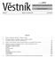 Věstník OBSAH: na rezidenční místa pro rok lékařské obory... 96
