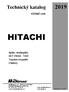 HITACHI. Technický katalog včetně cen. Splity, multisplity SET FREE - VRF Tepelná čerpadla Chillery