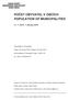 POČET OBYVATEL V OBCÍCH POPULATION OF MUNICIPALITIES