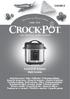 CSC051X. Crock-Pot Express Multi-Cooker. - Since