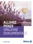 ALLIANZ PENZE SMLUVNÍ DOKUMENTACE