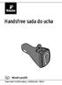 Handsfree sada do ucha