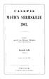 MAĆICY SERBSKEJE Redaktor: prof. dr. Ernst komtur rjada sw. Sawy atd. Lětnik LX. Zešiwk I. (Cyłeho rjada čisło 116.) Budyšin.
