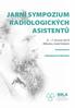 JARNÍ SYMPOZIUM RADIOLOGICKÝCH ASISTENTŮ