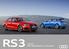 RS3. Ceník RS3 Sportback / Limuzína