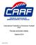 International Federation of American Football IFAF. Pravidla amerického fotbalu. Sezóna 2019