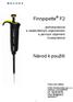 Finnpipette F2. Návod k použití. jednokanálová s nastavitelným objememem s pevným objemem vícekanálová