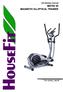 Uživatelský manuál MOTIO 30 MAGNETIC ELLIPTICAL TRAINER