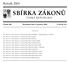 SBIÂRKA ZAÂ KONUÊ. RocÏnõÂk 2004 CÏ ESKAÂ REPUBLIKA. CÏ aâstka 205 RozeslaÂna dne 6. prosince 2004 Cena KcÏ 43,± OBSAH: