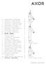 SYMBOLERKLÄRUNG. Kein essigsäurehaltiges Silikon verwenden! MASSE (siehe Seite 34) DURCHFLUSSDIAGRAMM