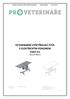 VETERINÁRNÍ VYŠETŘOVACÍ STŮL S ELEKTRICKÝM POHONEM EGKT-E1 Návod k obsluze