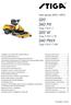 PX. Park series 4WD / 2WD. Type P 901 C 320 W. Type P 901 C W 340 PWX. Type P 901 C 4W