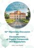 52 nd Heyrovsky Discussion on Electrochemistry of Organic Compounds and Biopolymers