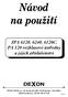 JPA 6120, 6240, 6120C, PA 120 rozhlasové ústředny a jejich příslušenství