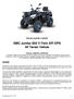 SMC Jumbo 850 V-Twin EFI EPS All Terrain Vehicle