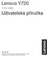 Lenovo Y720. Uživatelská příručka Y720-15IKB