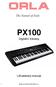 PX100. Digitální klávesy. Uživatelský manuál AUDIO PARTNER s.r.o.