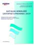 KATALOG SEMINÁŘŮ LISTOPAD A PROSINEC 2019