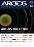 ARGOS BULLETIN katalog probíhajících akcí a novinek