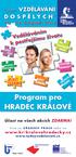 Program pro HRADEC KRÁLOVÉ