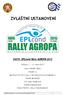 ZVLÁŠTNÍ USTANOVENÍ. XXXVI. EPLcond Rally AGROPA 2015. Pačejov, 7. - 8. srpna 2015