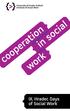 IX. Hradec Days of Social Work. Intradisciplinary and interdisciplinary. Social Work. 21 22 September 2012. Second call for papers