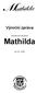 Výroční zpráva. občanské sdruţení Mathilda