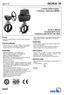 ISORIA 16. Centrické motýlové klapky s manžetou z elastomeru AMRING. DN 40 až 1000 mm Dovolený tlak PS 16 bar Konstrukce podle EN 593 a ISO 10631