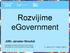 Rozvíjíme egovernment